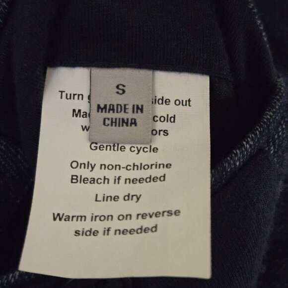 James Campbell Denim Blue Knit Double Vent 2 Button Blazer Sport Coat Size S - Picture 6 of 6